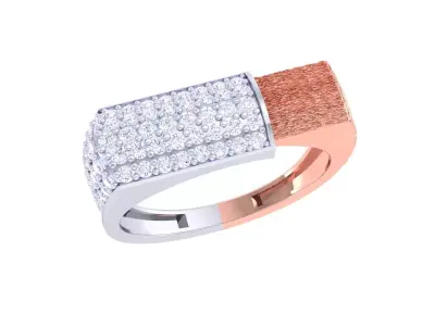 Mens gemstone diamond men Ring with details images 22 3D print model
