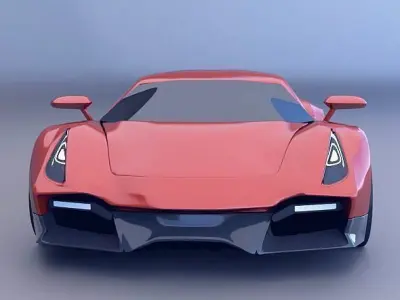 Sportero concept car 3D model