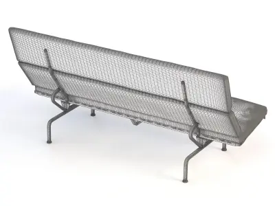 Eames Sofa Compact 3D model