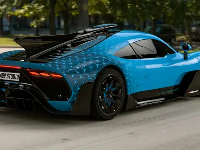 Mercedes AMG Project ONE 2023 3D model