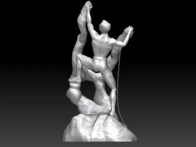  Climber - the conqueror of the fabulous peak 3D print model