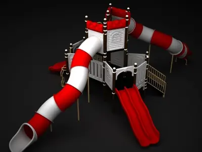 Outdoor Castle 3D model