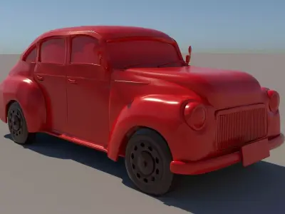 Cartoon Car 3D 3D model