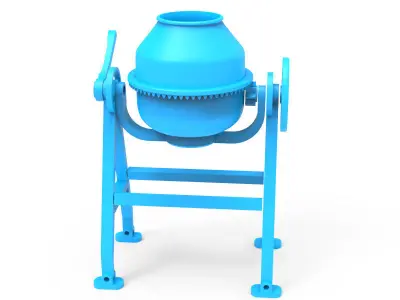 Cement Mixer 3D print model