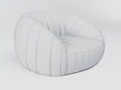 GUIDA armchair by Larissa Batista 3D model