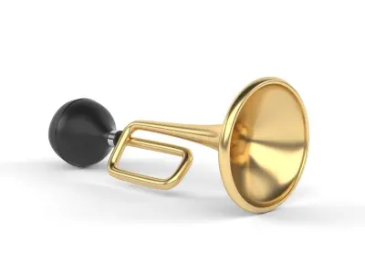 Classic Bicycle Horn 3D model
