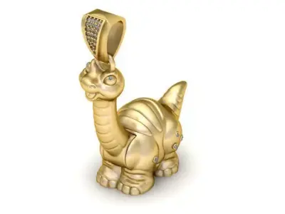 Royal Camel Pendant Luxury 3D Gold Jewelry Model 3D Printable  3D print model