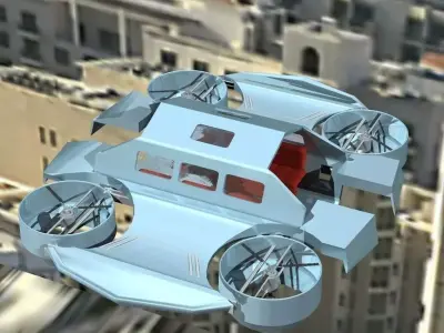 SCi-Fi Drone Free 3D model