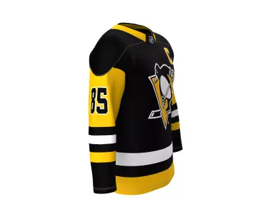 Hockey Jersey Diamond Neck 3D model