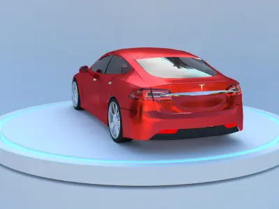 Tesla model s car 3D model