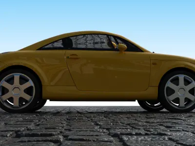 Audi TT quattro Sport 3D model 3D model