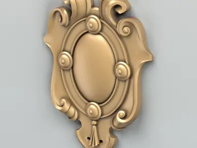 Cartouche 002 3D model