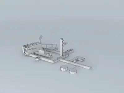 Olympic Dam Mine Extraction Plant Free 3D model