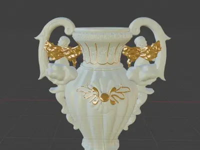vase cupid 3D print model