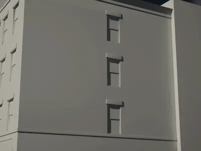 Building 01 Free low-poly 3D model