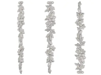 Classic carved 213 3D model