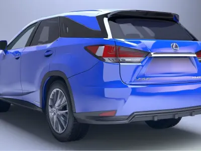 Lexus RX450h 2022 3D model