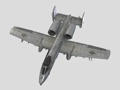 3D printed replica of the fearsome A-10 3D print model