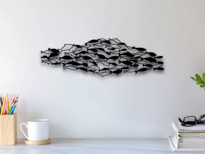 Fish Wall Art 3D print model