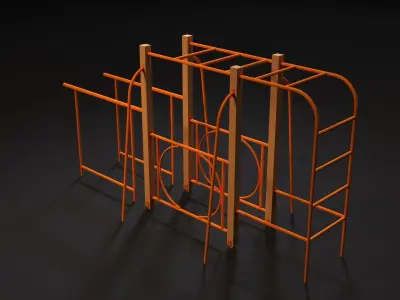 Sports complex 5 3D model