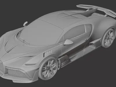 Bugatti Divo 3D print model