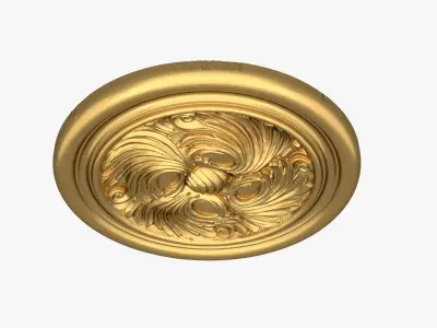 Classic decor ornament 261 3D model