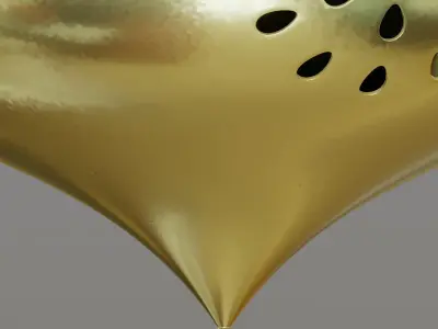 Intricate Arabic Lamp 3D model