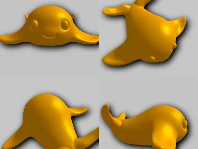 Ray - Kawaii Animals Collection 3D print model
