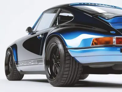 Porsche 911 by Singer 3D model