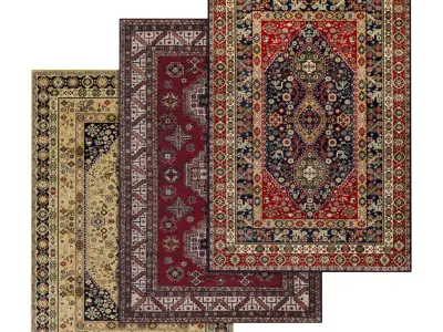 Rug Set 1040 3D model