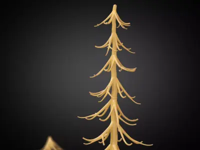 Stylized Christmas Tree Set 11 3D print model