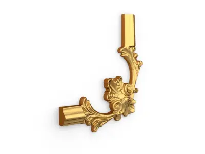 Classic decor ornament 334  3D model