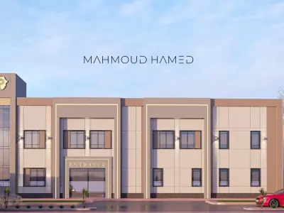 factory elevation 3D model