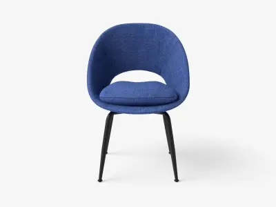 Orb Dining Chair in blue finish Low-poly 3D model