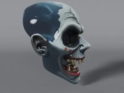 japanese mask  3D model purchase