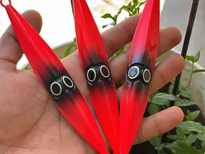 squid jig 200 gr CNC mold 3D model