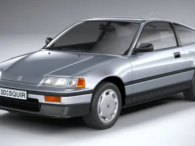 Acura Civic CRX II 1988 3D model