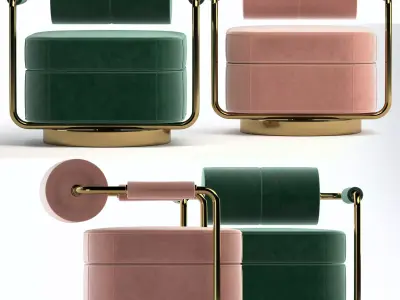 MezzoCollection Anderson Armchair 3D model