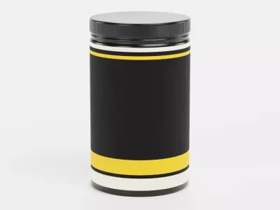 Creatine - Product Concept Packaging Low-poly 3D model