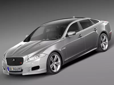Jaguar XJR 2014 3D model