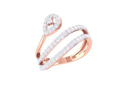 Diamond Ring  3D print model buy