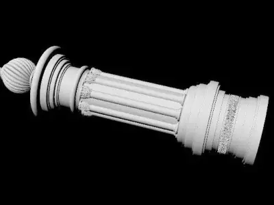 decorative pillar 3D model purchase