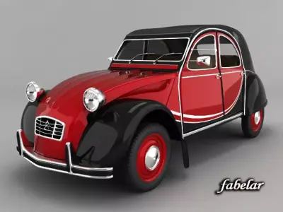 CITROEN 2CV Charleston 3D model