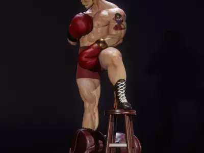 full pugilist 3D print model