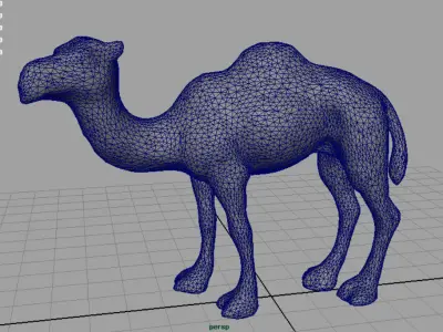 Camel 2 Low-poly 3D model