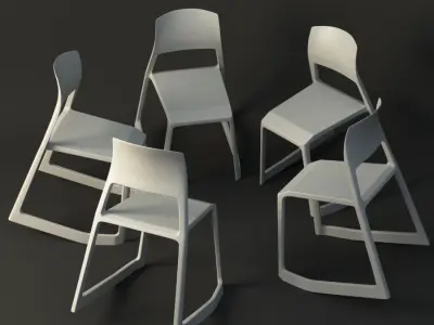 Tip Ton Chair 3D model