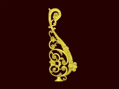 Classic decor ornament 195 3D model