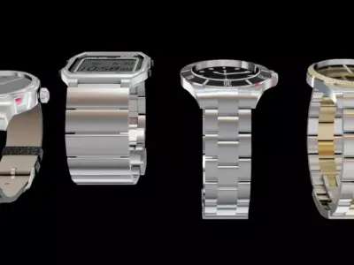 Watch Pack 01 Low-poly 3D model