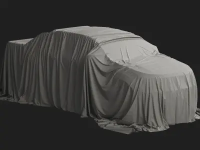 Ordinary Car Cover 06 3D model
