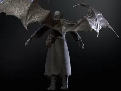 Nosferatu Low-poly 3D model